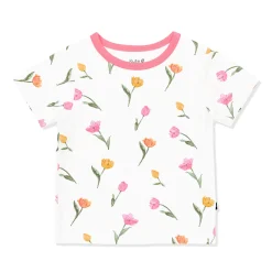Toddler Basic Tee in Tulip