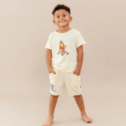 Toddler Basic Tee in Winnie the Pooh on Chamomile