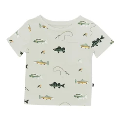 Toddler Crew Neck Tee in Fishing