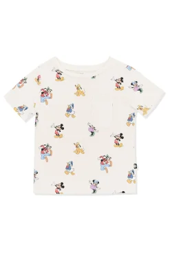 Toddler Crew Neck Tee in Mickey Mouse and Friends