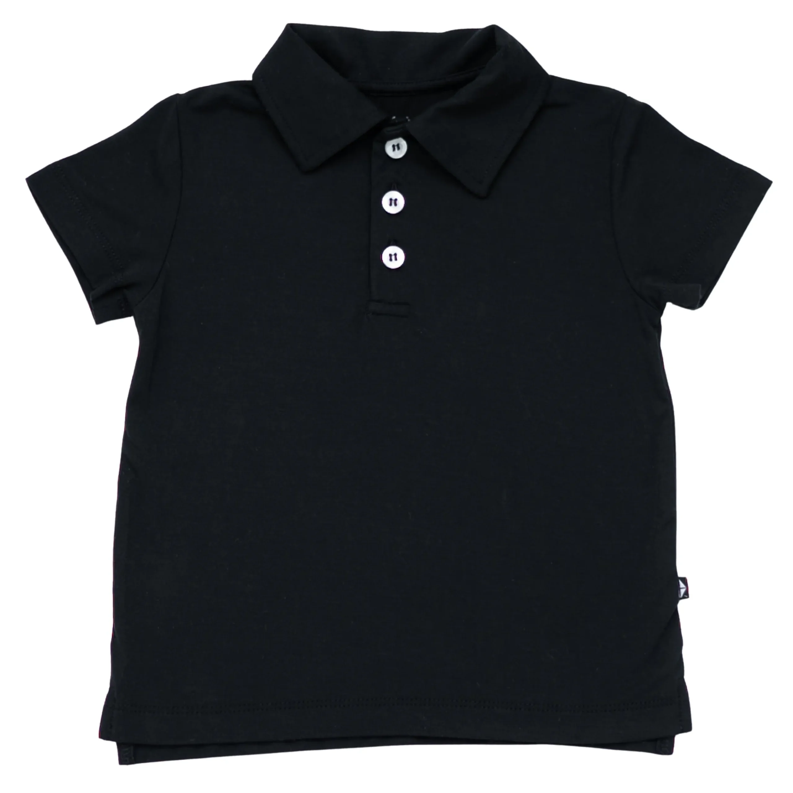 Toddler Short Sleeve Polo in Midnight