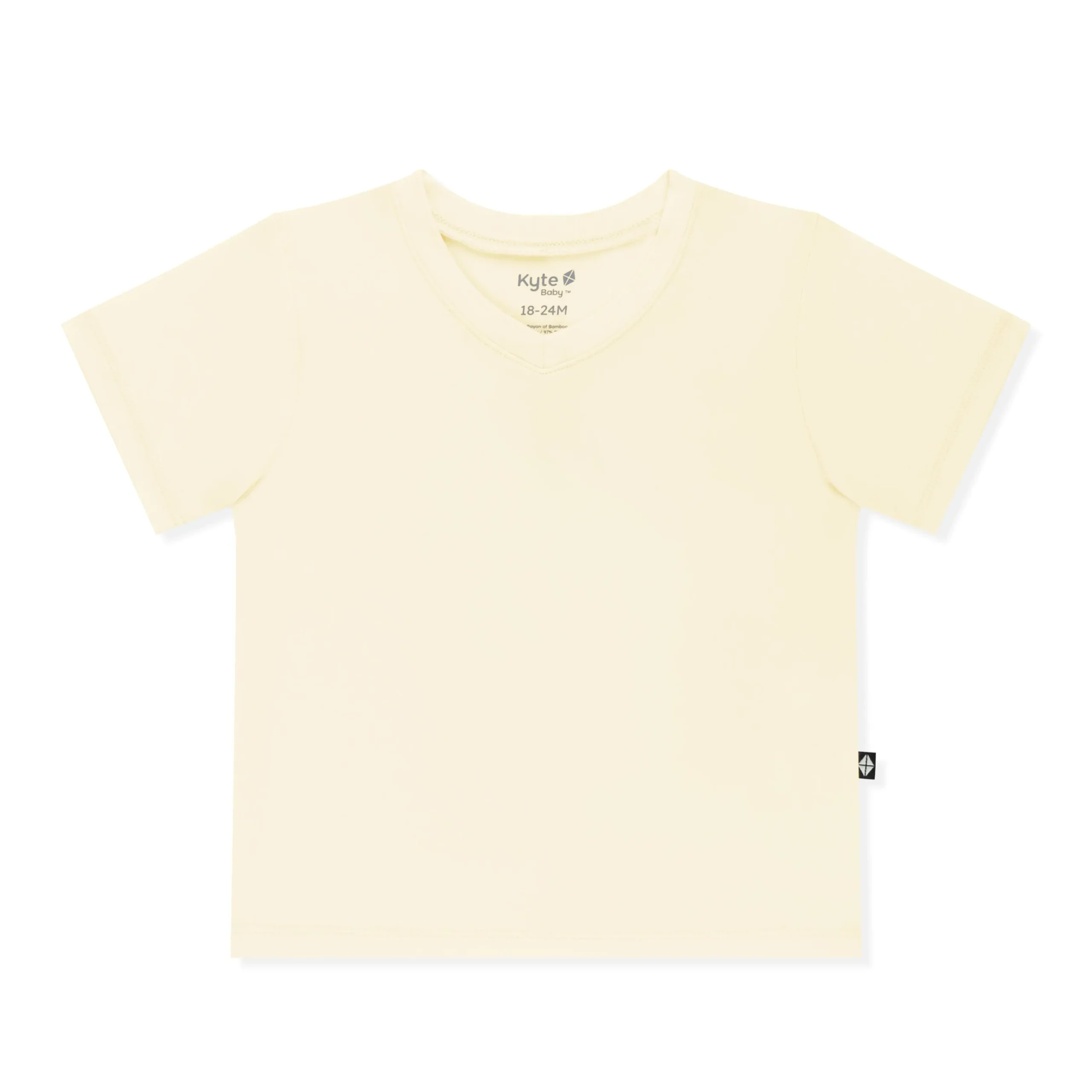 Toddler V-Neck Tee in Chamomile