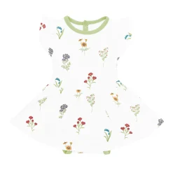 Twirl Bodysuit Dress in Wildflower