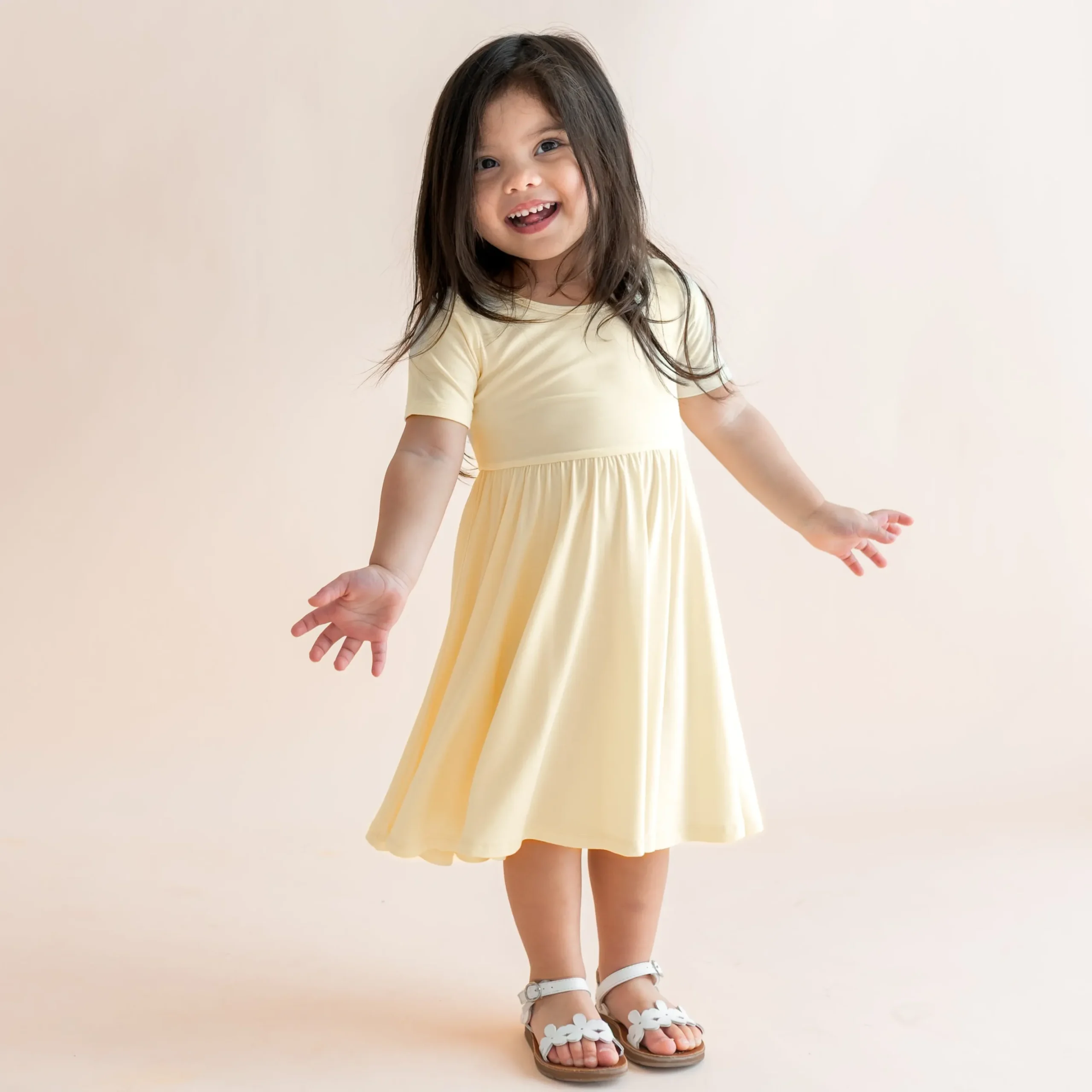 Twirl Dress in Chamomile