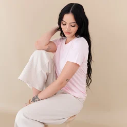 Women's Crew Neck Tee in Sakura