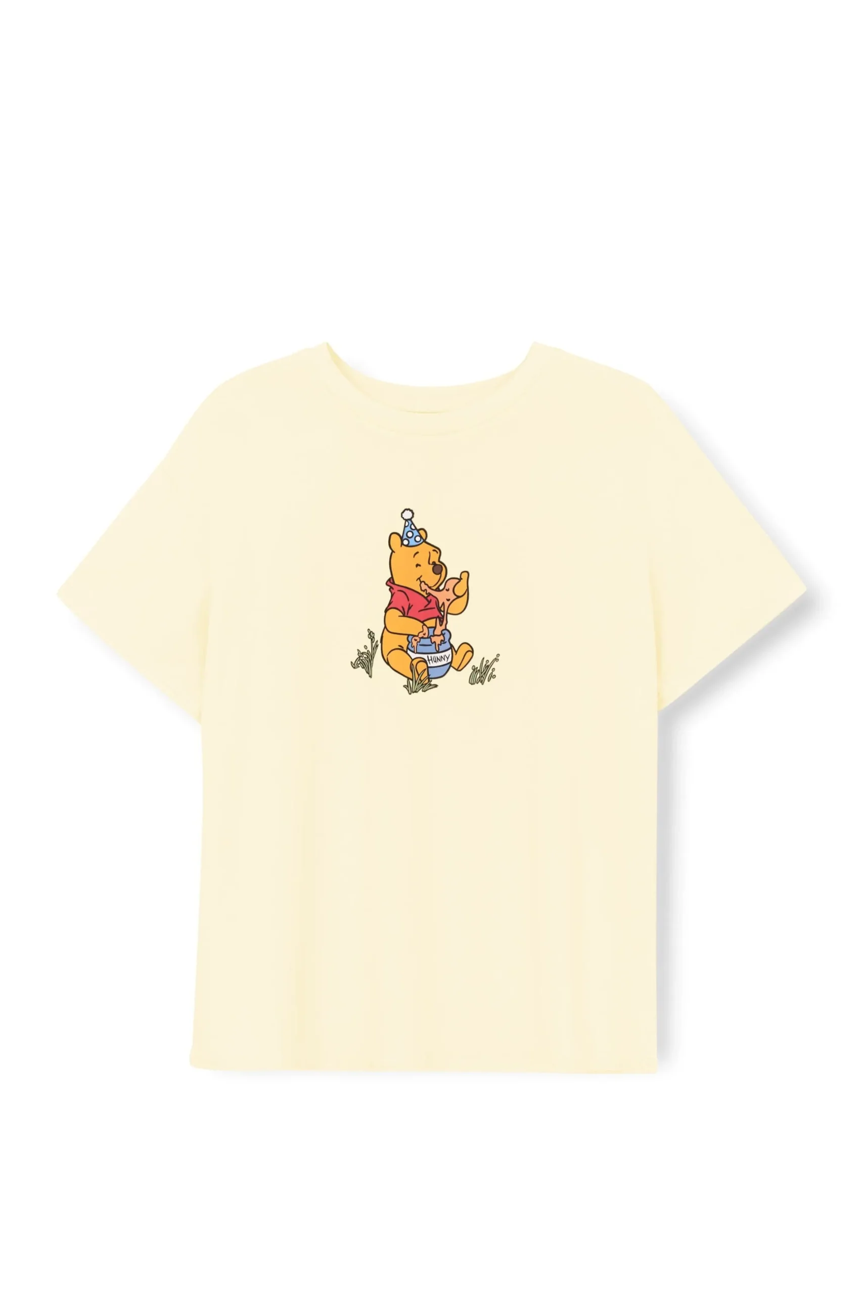 Women's Graphic Tee in Winnie the Pooh on Chamomile
