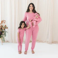 Women's Jogger Pajama Set in Apple Blossom