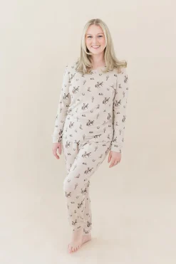 Women's Jogger Pajama Set in Classic Cowboy
