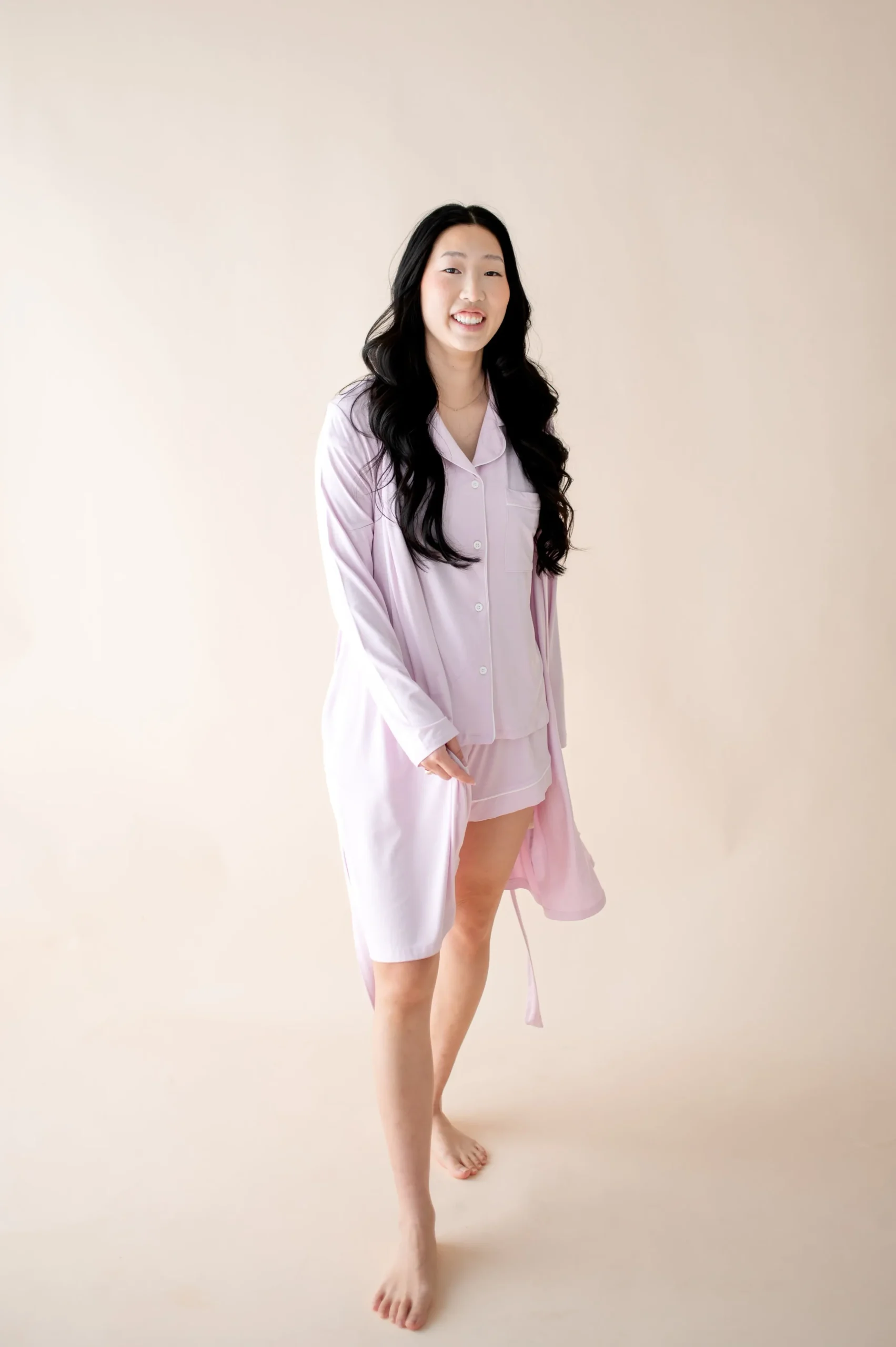 Women's Lounge Robe in Thistle