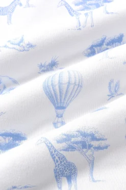 Women's Lounge Robe in Toile Safari