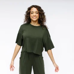 Women's Short Sleeve Tee in Fir