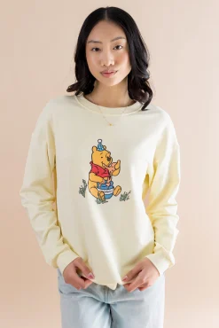 Women's Sweatshirt in Winnie the Pooh on Chamomile