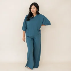 Women's Wide Leg Pant in Atlantic