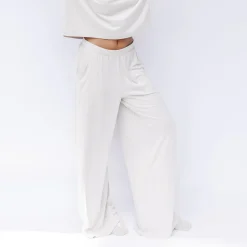 Women's Wide Leg Pant in Oat