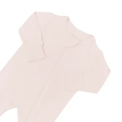 Zippered Footie in Blush