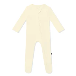 Zippered Footie in Chamomile