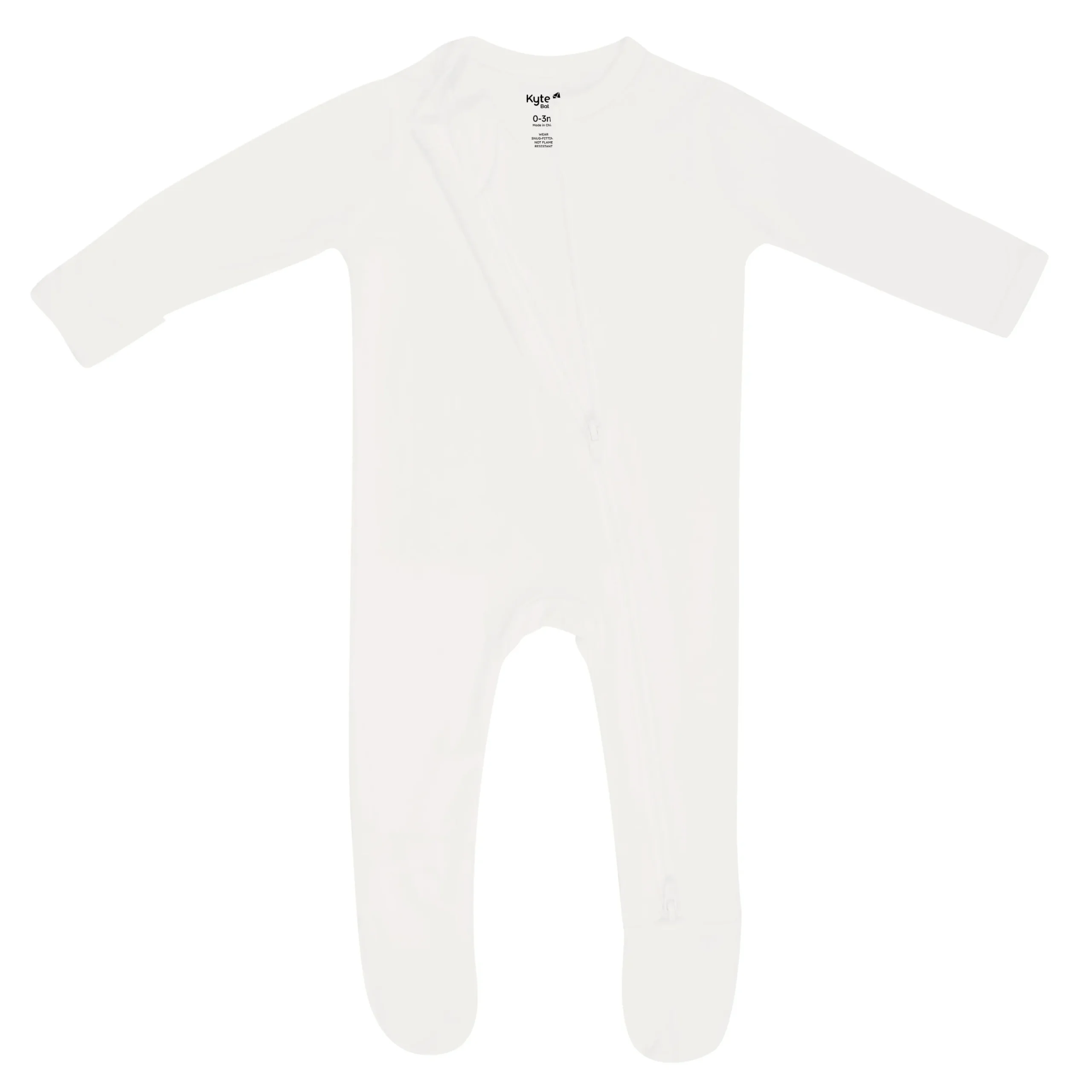 Zippered Footie in Cloud