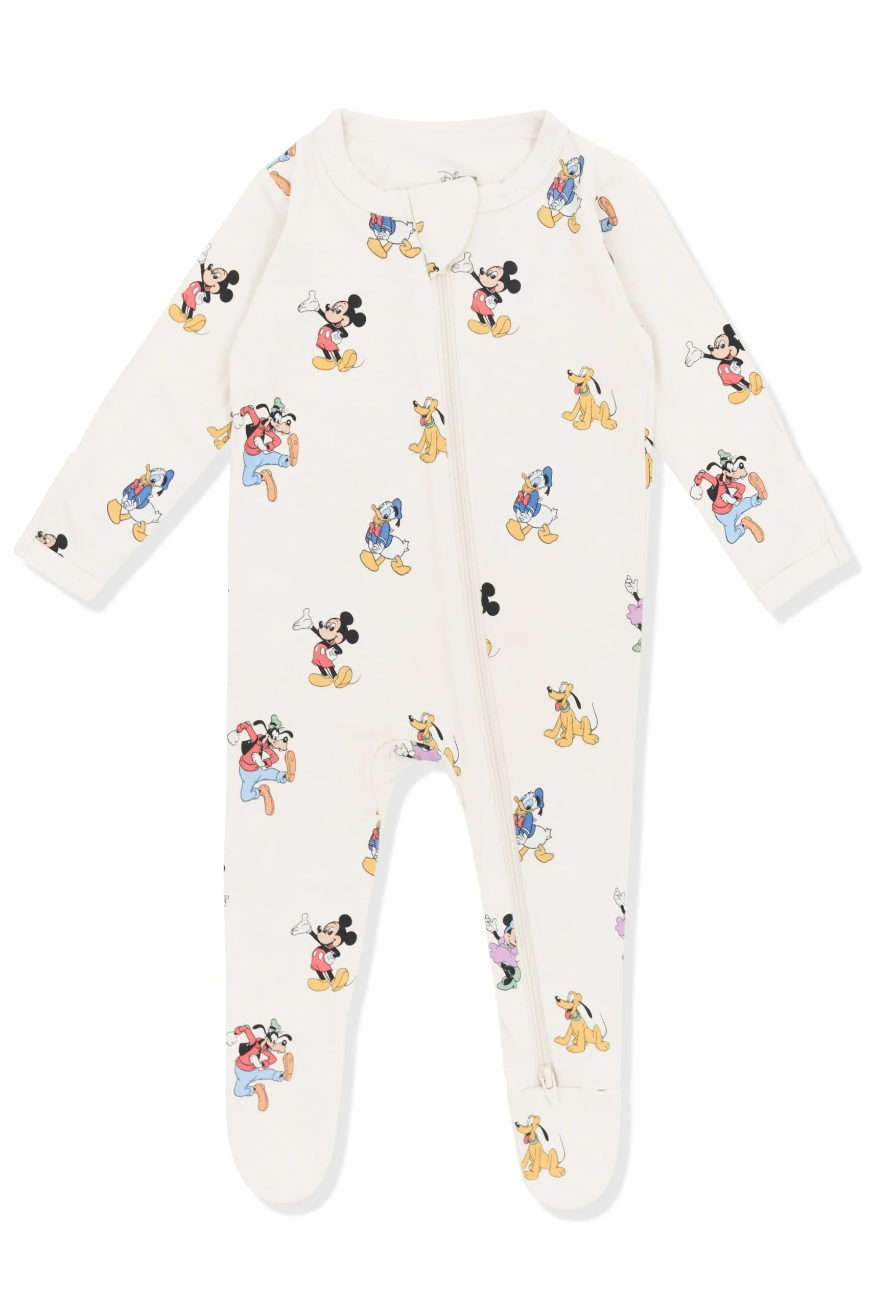 Zippered Footie in Mickey Mouse and Friends