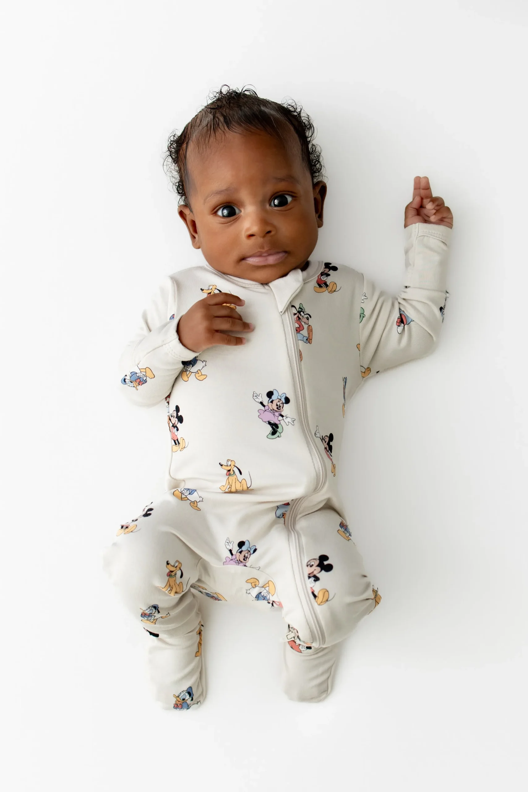 Zippered Footie in Mickey Mouse and Friends