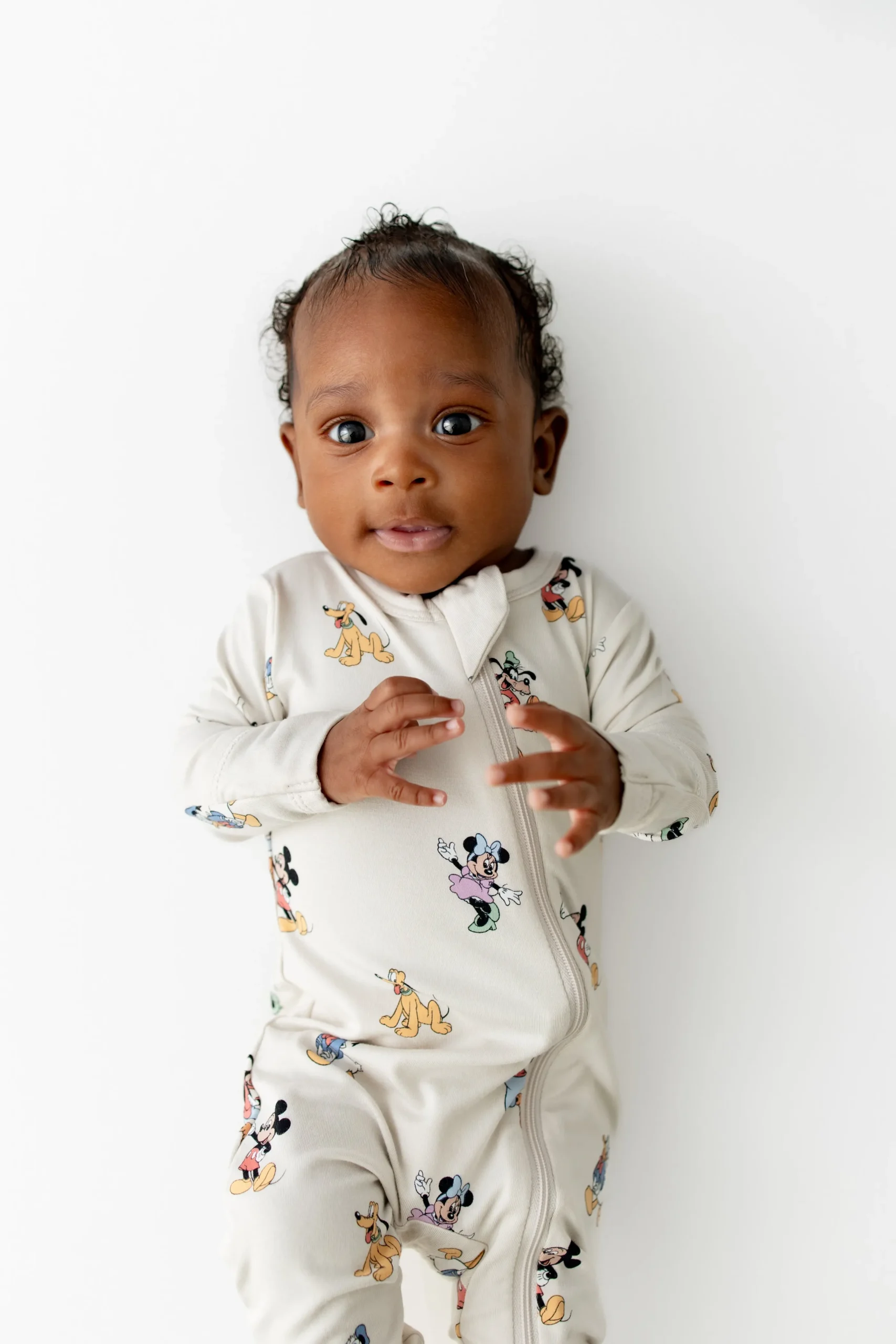 Zippered Footie in Mickey Mouse and Friends