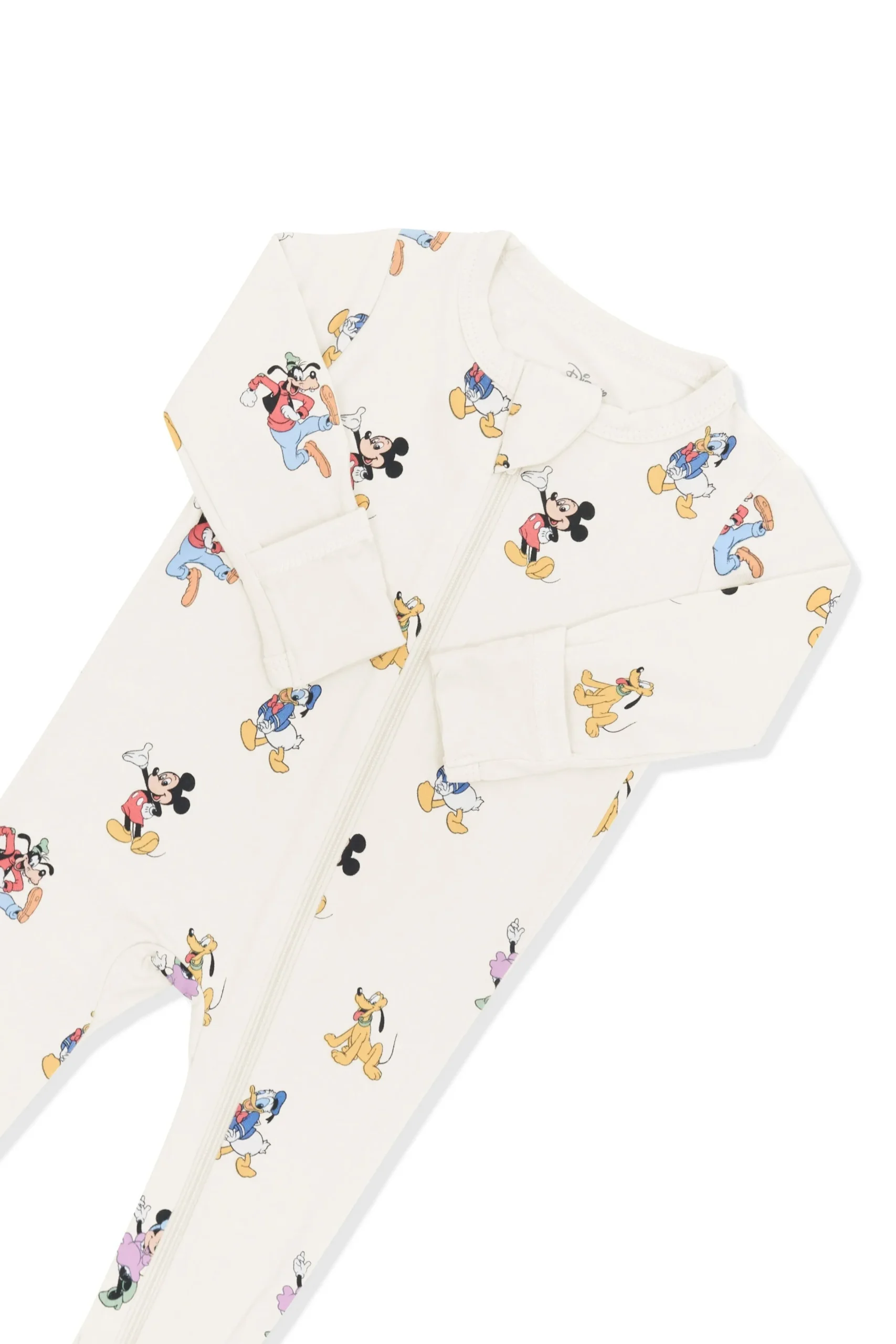 Zippered Footie in Mickey Mouse and Friends