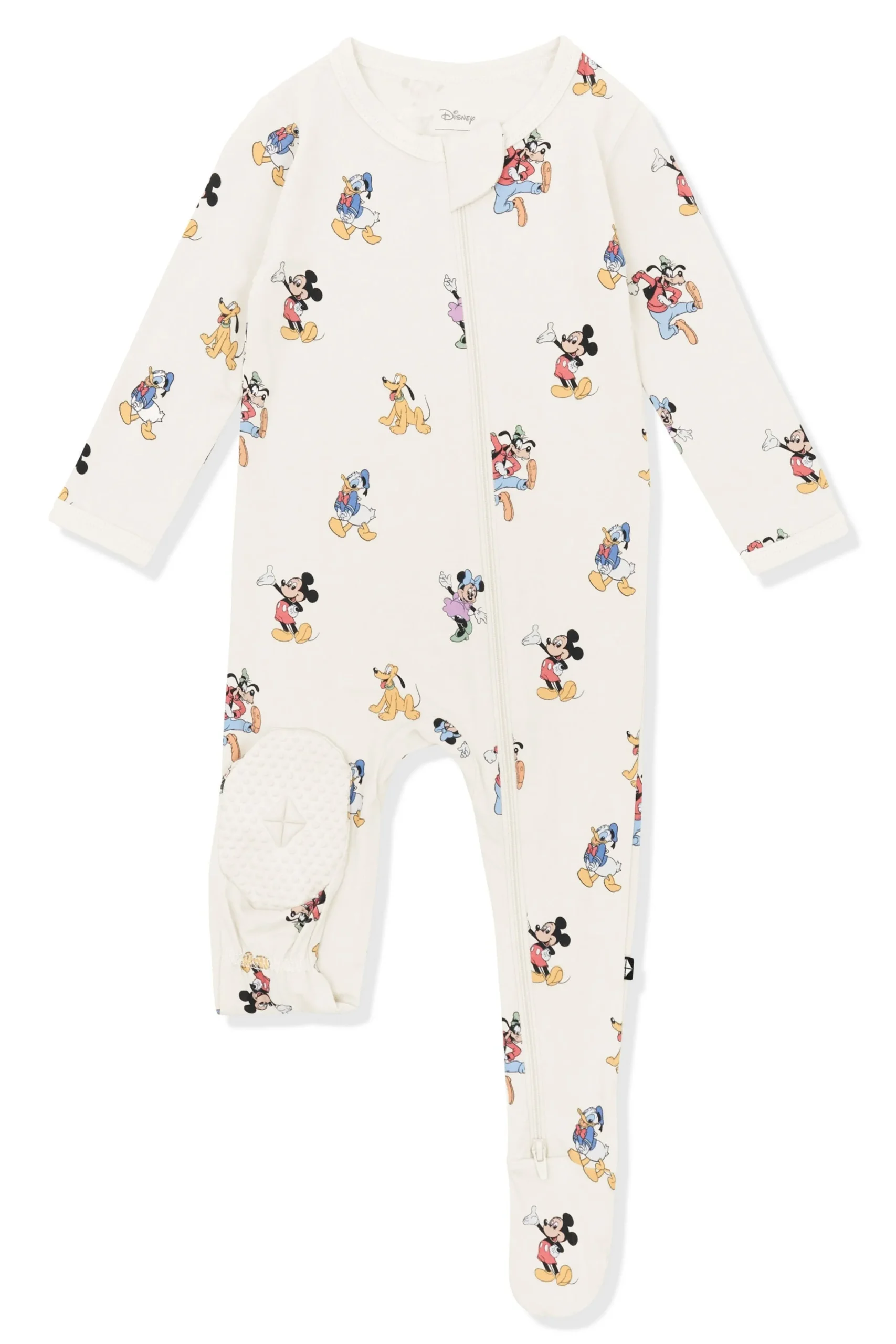 Zippered Footie in Mickey Mouse and Friends