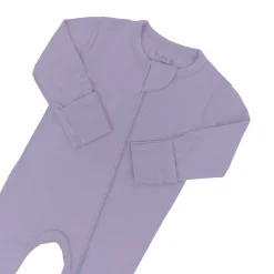 Zippered Footie in Taro
