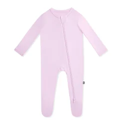 Zippered Footie in Thistle