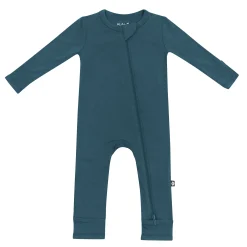 Zippered Romper in Atlantic