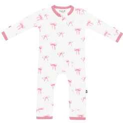 Zippered Romper in Bow