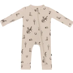 Zippered Romper in Classic Cowboy