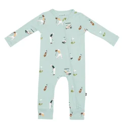 Zippered Romper in Golf