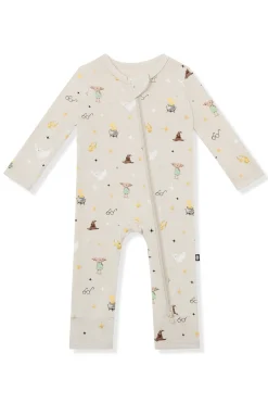 Zippered Romper in Starry Icon